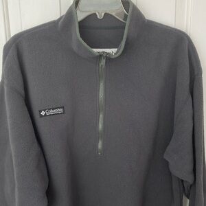 Columbia Men's Charcoal Zip-Up Sweater
